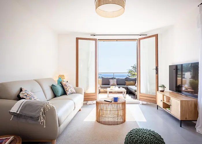 Goodlifepramousquier Classe 3 Etoiles Appartement 2 Ch, Belle Vue Mer Et Nature, Calme Et Plage A Pied